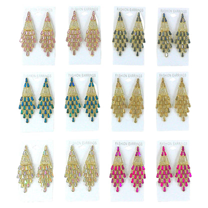 Crystal Chandelier Drop Bridal Earring ER4312-11 (12PC)