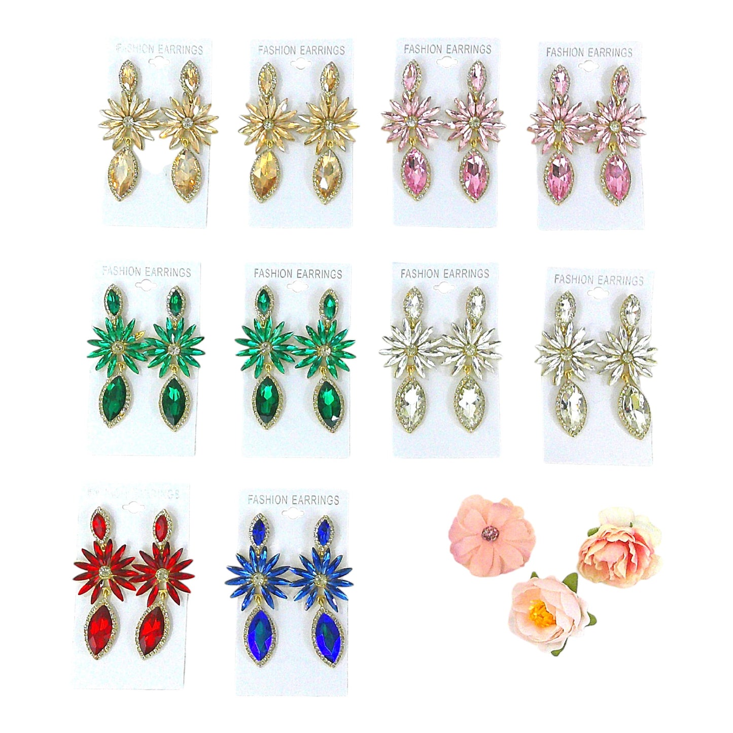 Marquise Crystal Drop Bridal Earring ER4312-15 (10PC)