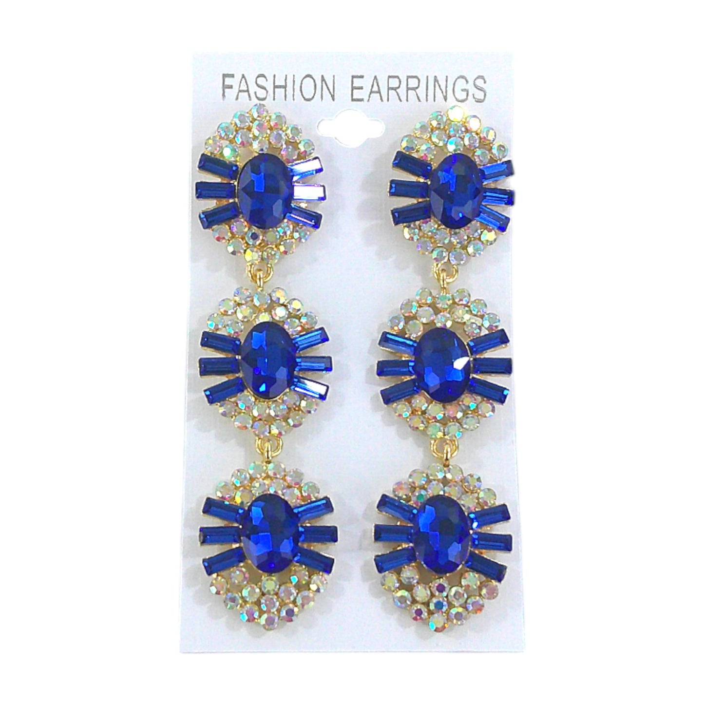 Oval Crystal Drop Bridal Earring ER4312-16 (12PC)
