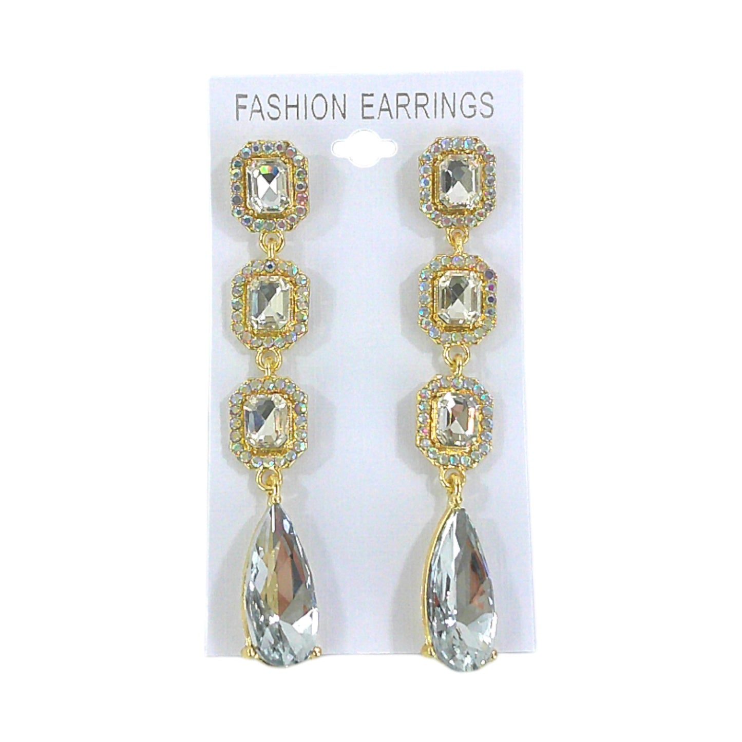 Pear Crystal Drop Bridal Earring ER4312-19 (12PC)