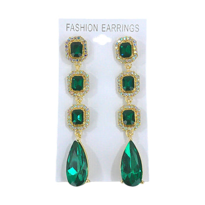 Pear Crystal Drop Bridal Earring ER4312-19 (12PC)