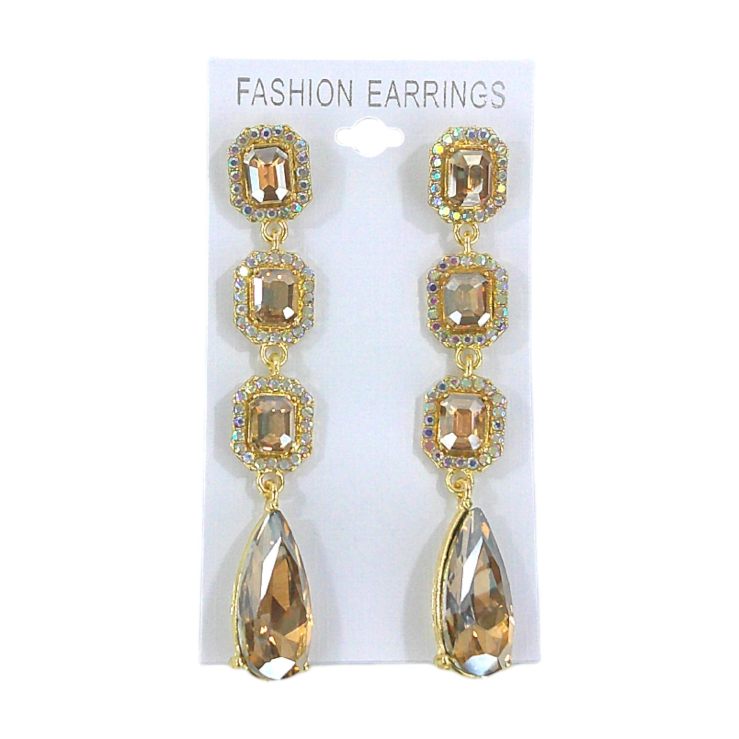 Pear Crystal Drop Bridal Earring ER4312-19 (12PC)