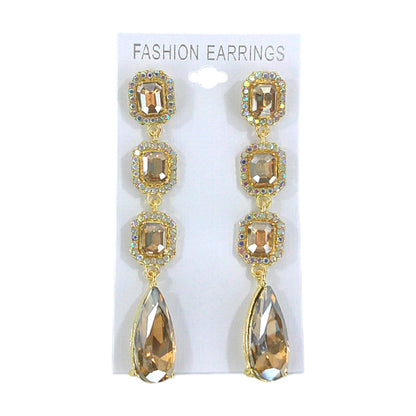 Pear Crystal Drop Bridal Earring ER4312-19 (12PC)