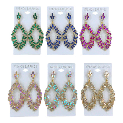 Crystal Oval Drop Bridal Earring ER4312-20 (12PC)