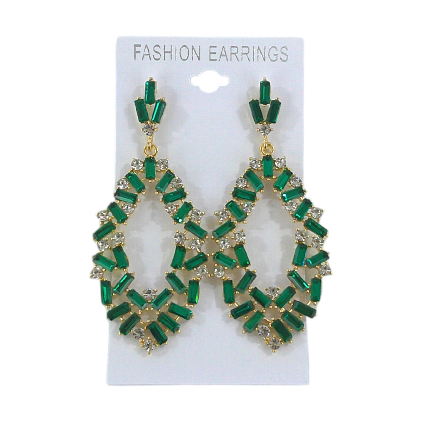 Crystal Oval Drop Bridal Earring ER4312-20 (12PC)