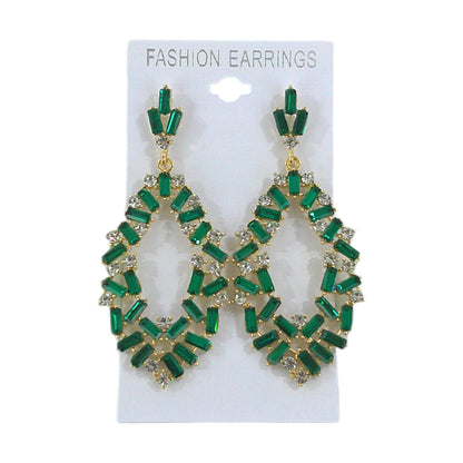 Crystal Oval Drop Bridal Earring ER4312-20 (12PC)
