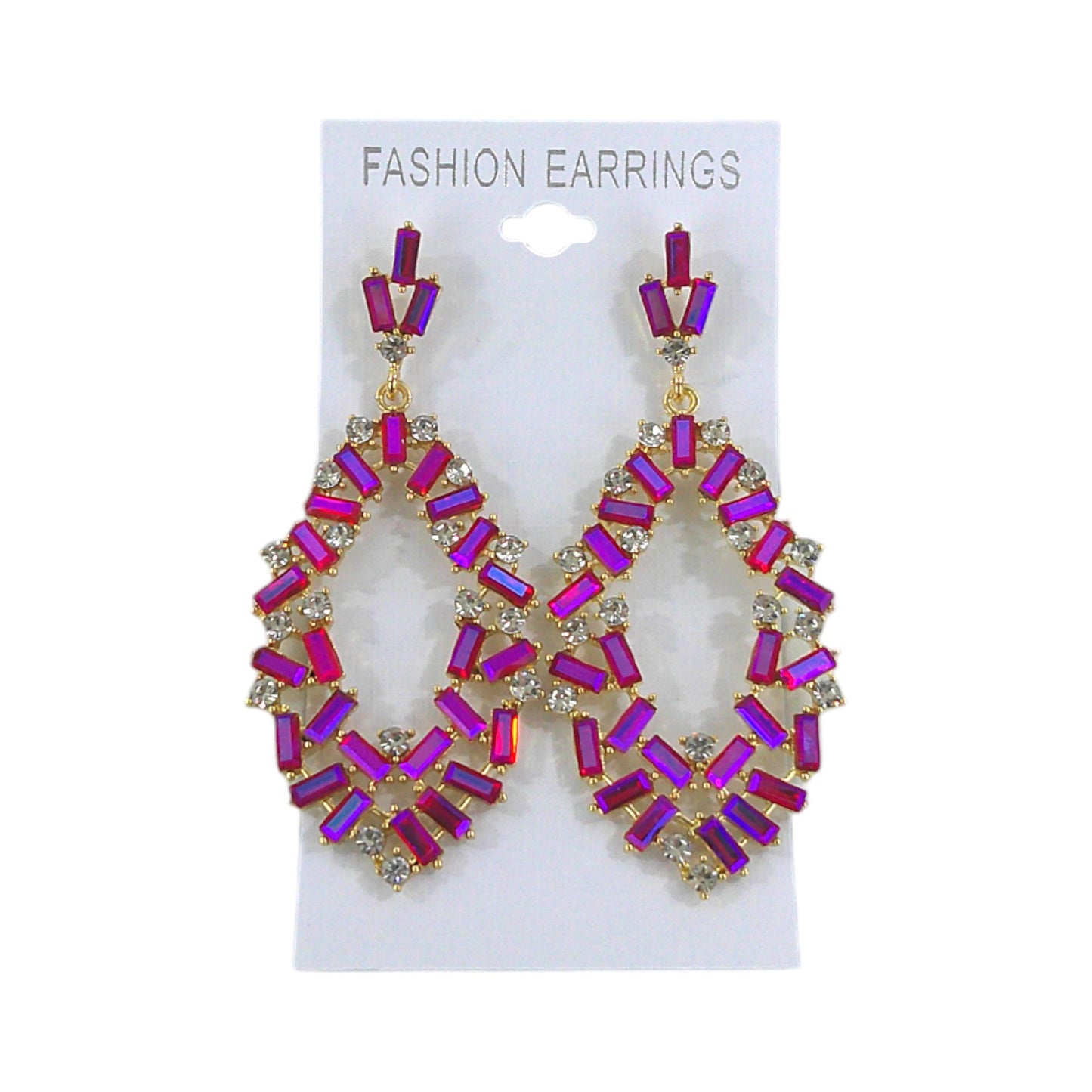 Crystal Oval Drop Bridal Earring ER4312-20 (12PC)