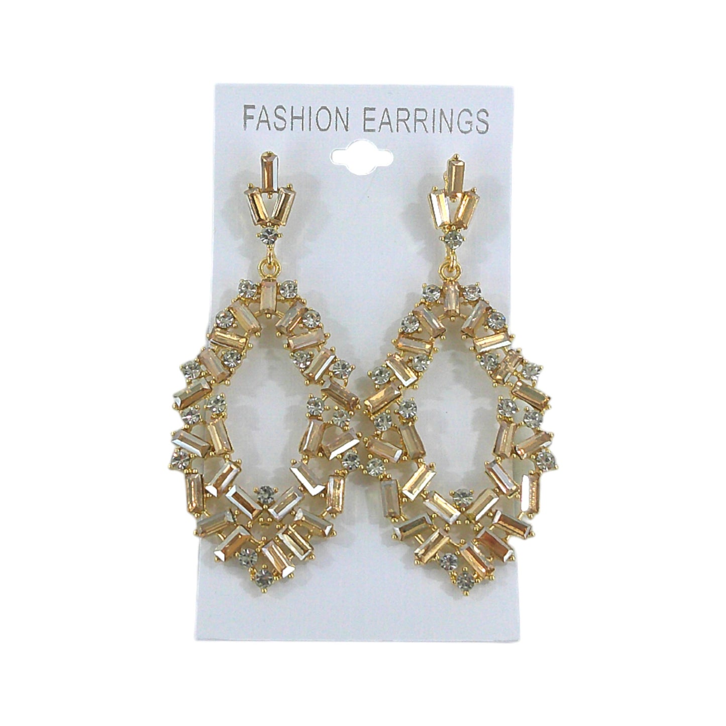 Crystal Oval Drop Bridal Earring ER4312-20 (12PC)