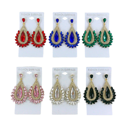 Crystal Pearl Drop Bridal Earring ER4312-21 (12PC)