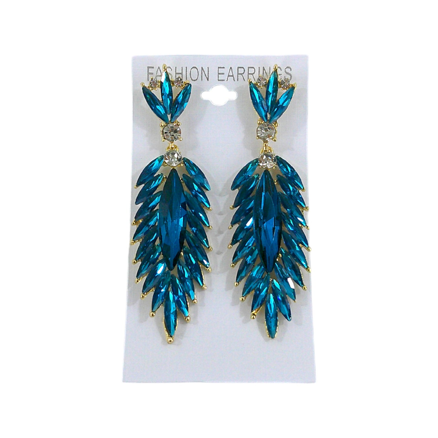 Crystal Feather Drop Bridal Earring ER4312-23 (12PC)