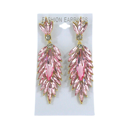 Crystal Feather Drop Bridal Earring ER4312-23 (12PC)