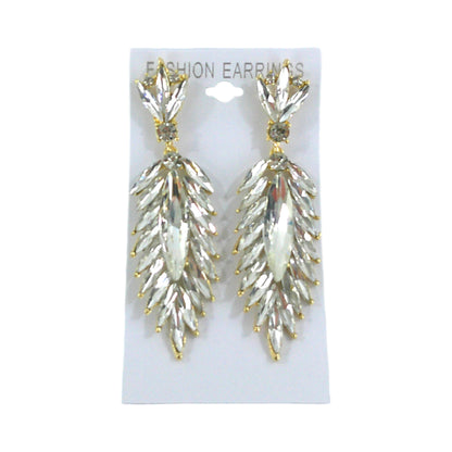 Crystal Feather Drop Bridal Earring ER4312-23 (12PC)
