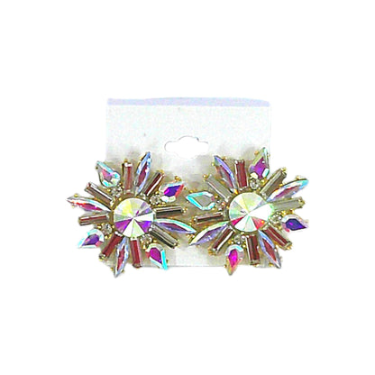 Multi Crystal Bridal Earring ER4312-3 (12PC)