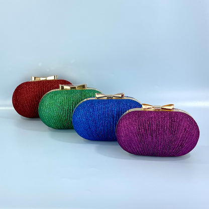 Pleated Accent Fashion Evening Bag FB7254 (1pc)