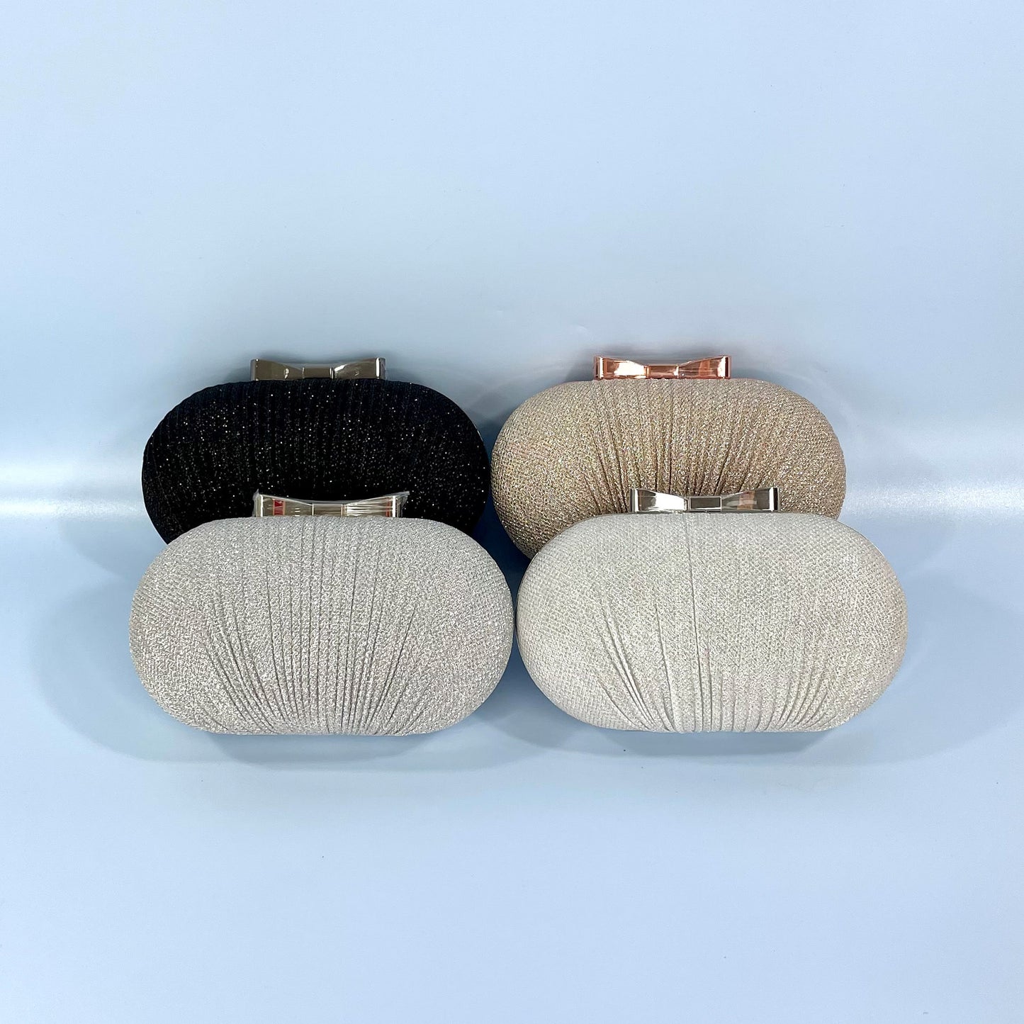 Pleated Accent Fashion Evening Bag FB7254 (1pc)