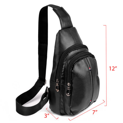 Leather Crossbody Sling Bag FBG1824 (6PC)
