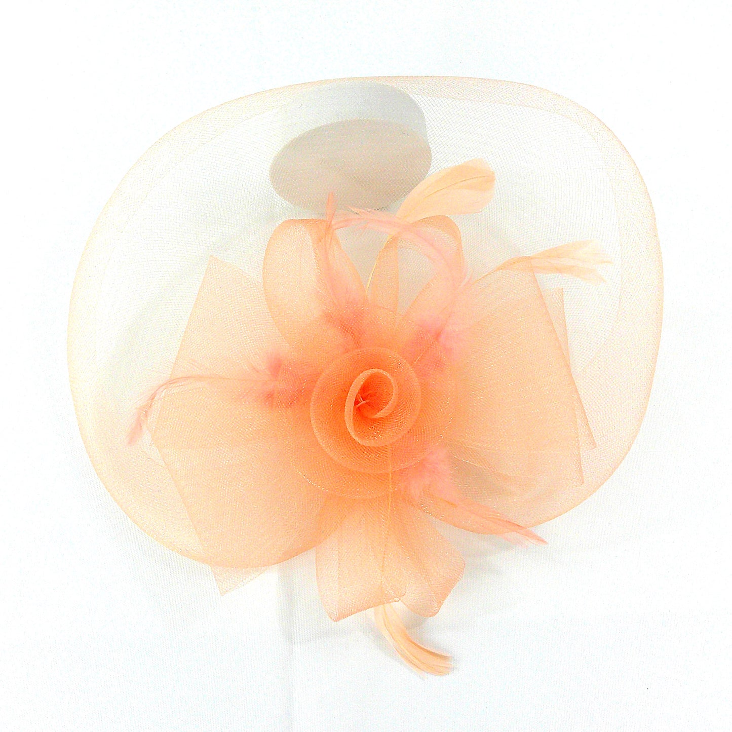 Kentucky Derby & Tea Party Flower Feather Hat FF805 (2PC)