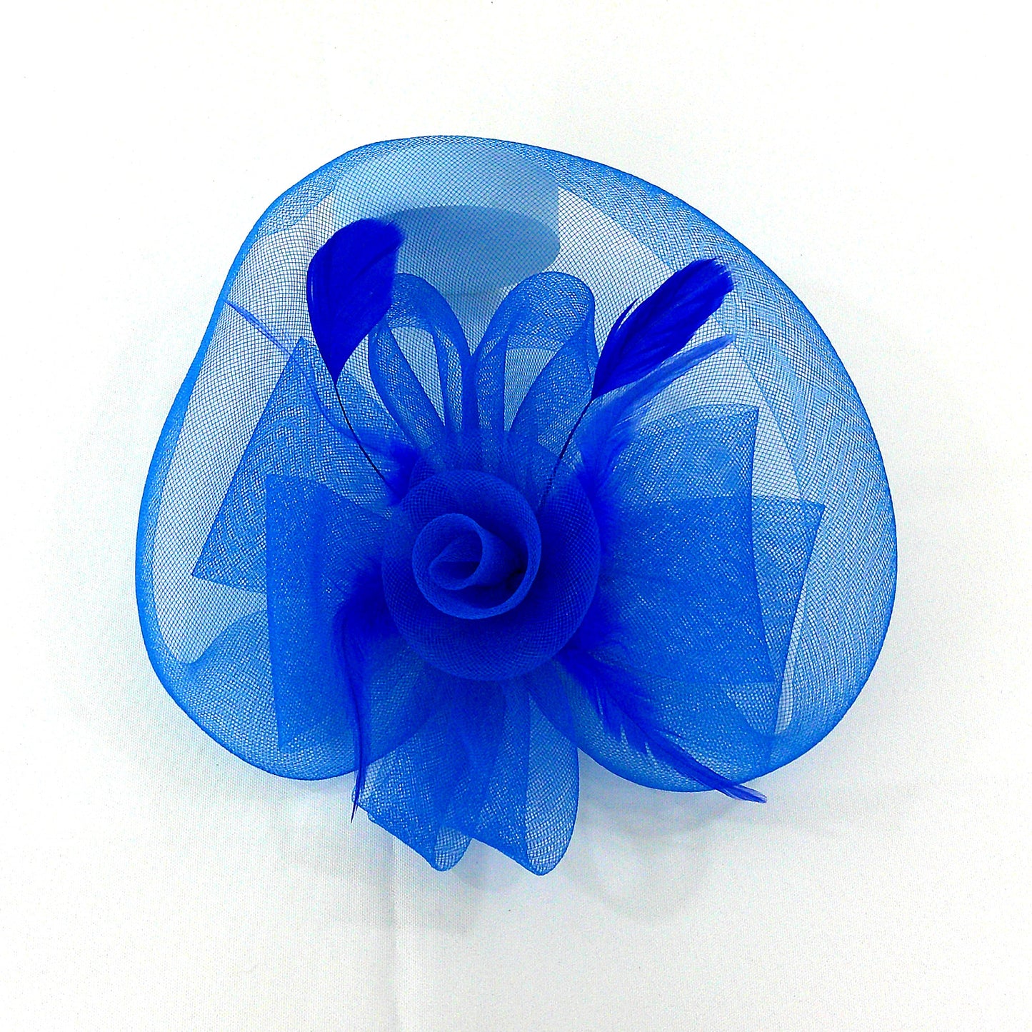 Kentucky Derby & Tea Party Flower Feather Hat FF805 (2PC)