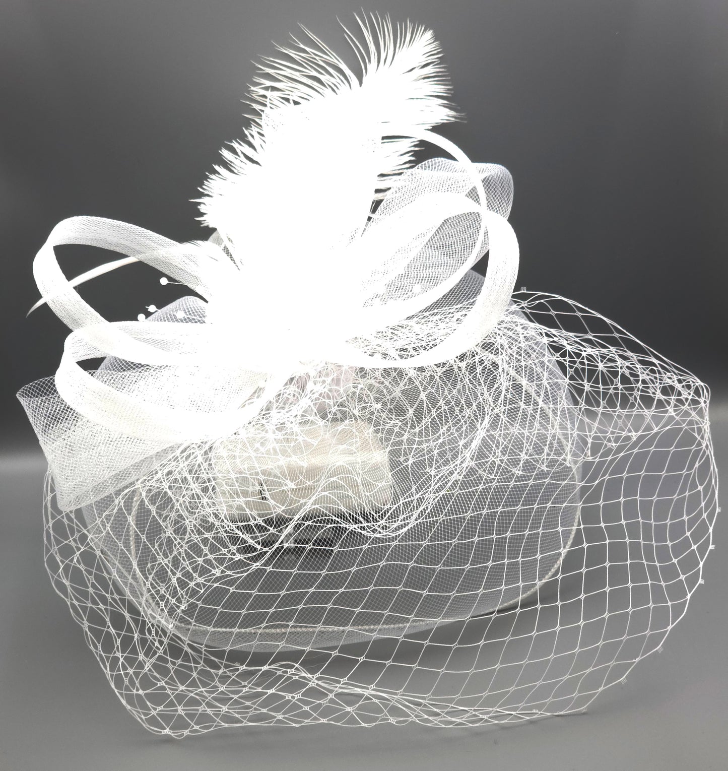 Fascinator Kentucky Derby & Tea Party Flower Feather Hat FF816(3PC)