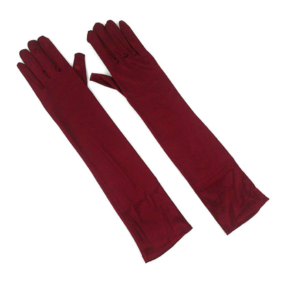 Satin 18 Inch Long Gloves FG528-12BL (6pc)
