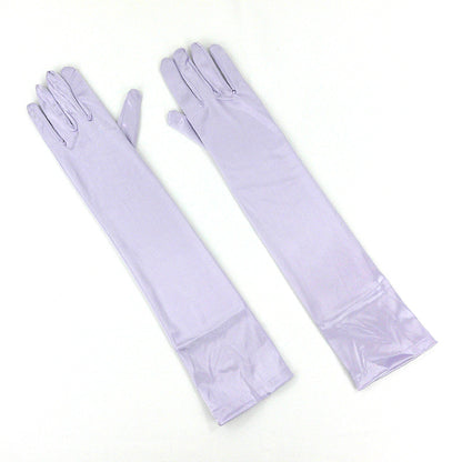 Satin 18 Inch Long Gloves FG528-12BL (6pc)