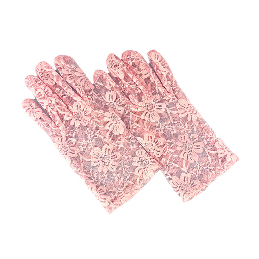 Lace Flower Wedding Gloves FG530-2-C (12pc)