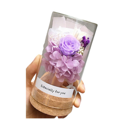 MIX ARTIFICIAL FLOWER WITH CORK BOTTOM CASE FN017 (12PC)