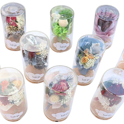 Mix Artificial Flower Bouquet With Cork Bottom Case FN019 (12PC)