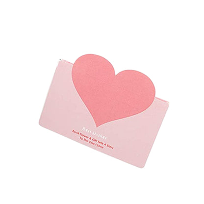 Rose Artificial Flower Jewelry Gift Box  With Card and Bag FN054 (1PC)