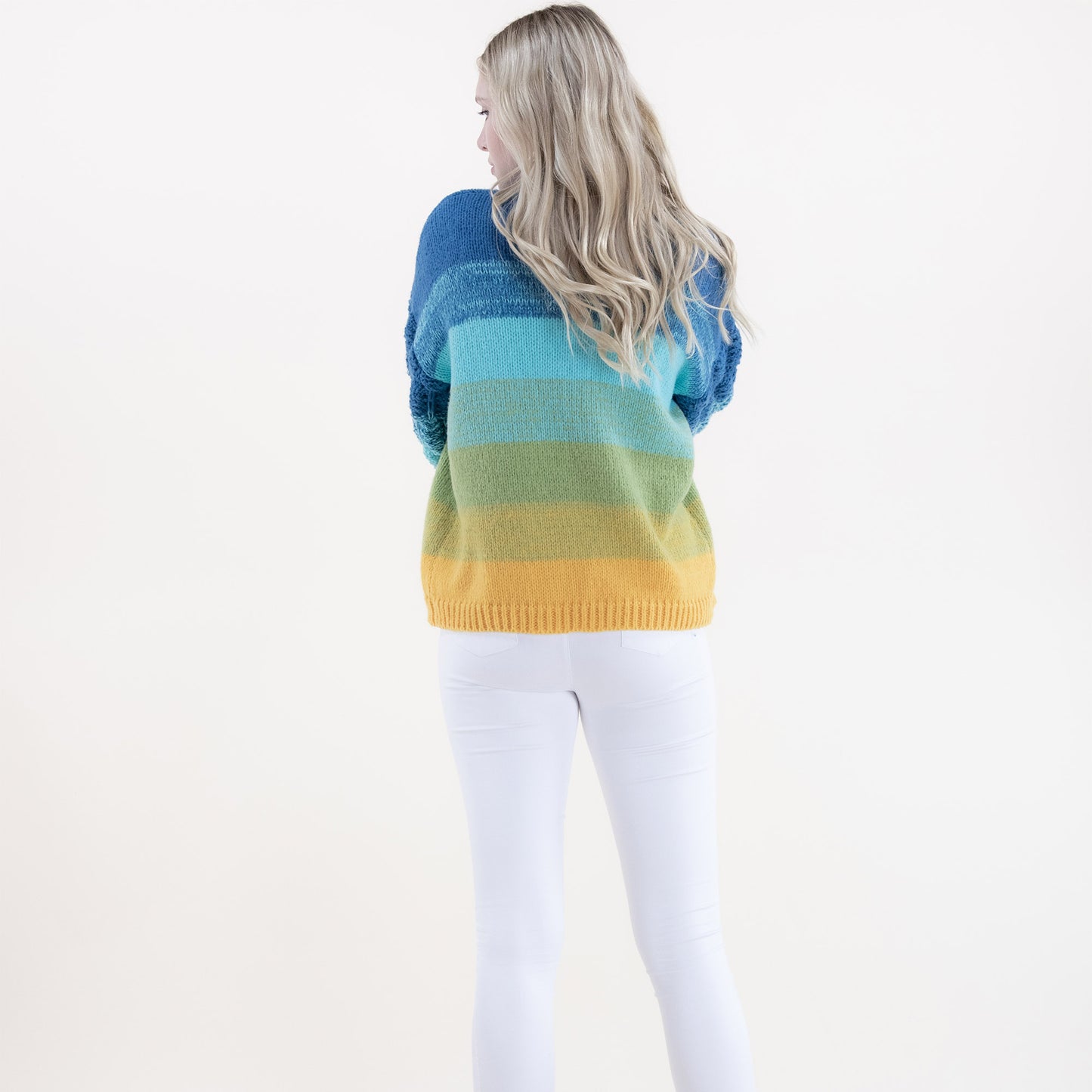 Scales Pattern Gradient Cardigan FP63069 (2PC)