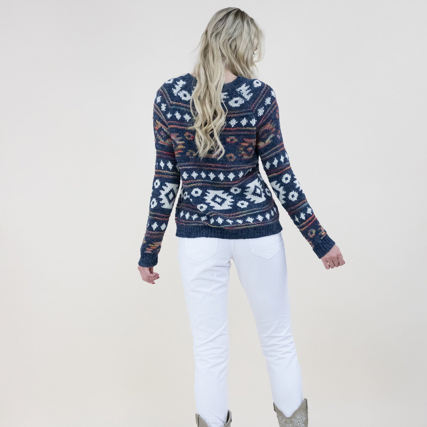 Aztec Print Sweater FP64046 (2PC)