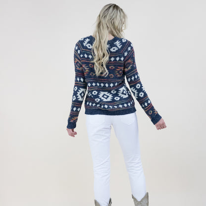 Aztec Print Sweater FP64046 (2PC)