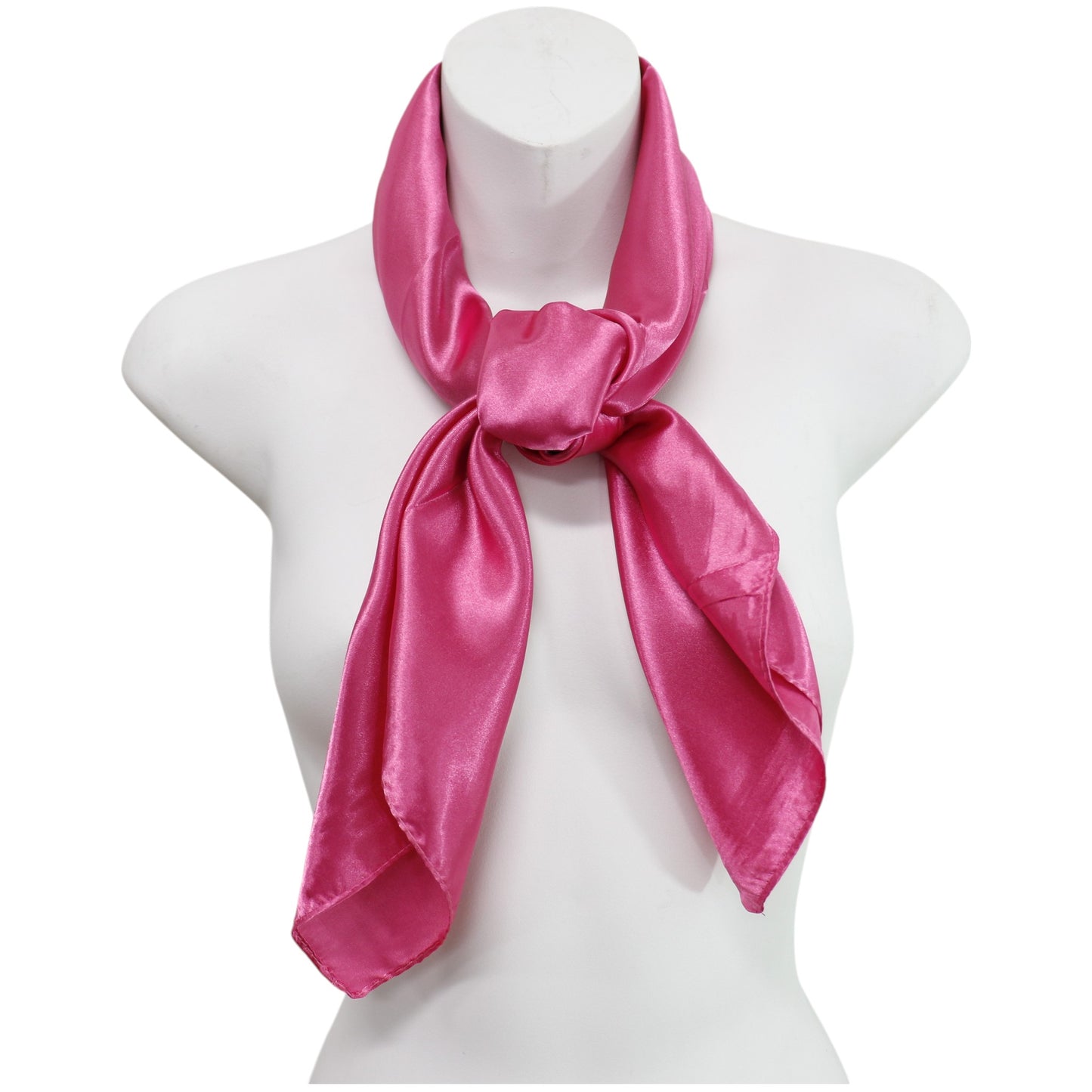 Satin Scarf Plain ST327B (12PC)