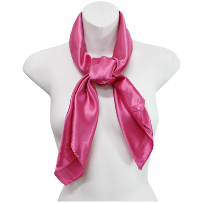 Satin Scarf Plain ST327B (12PC)