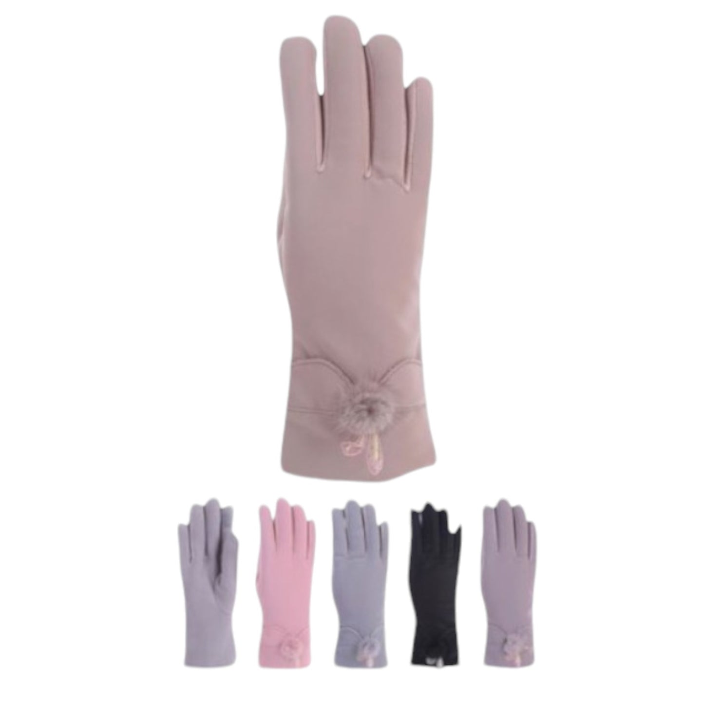 Women's Winter Touch Screen Gloves GL192.(12PAIR)
