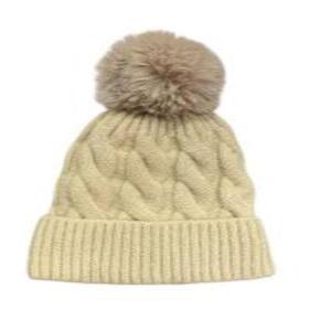 Pom Pom Knitted Twist Beanie JH482-2(12PC)