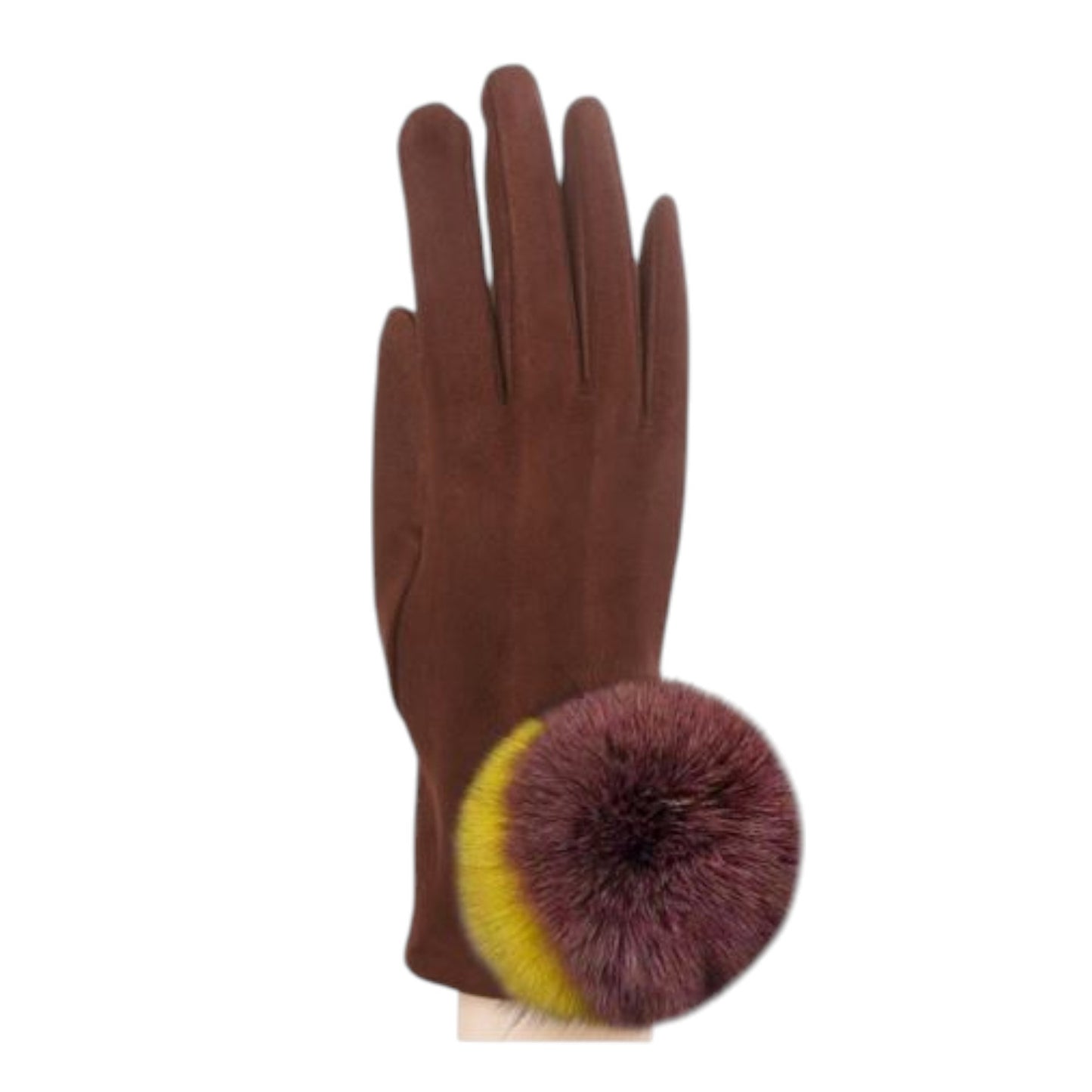 WOMEN'S POM POM GLOVES 161. (12PAIR)