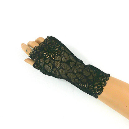 Pattern Mesh Fingerless Gloves WG140A (3pc)