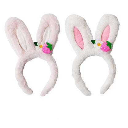 Cute Bunny Ear Strawberry Headband HB3228-7. (12PC)