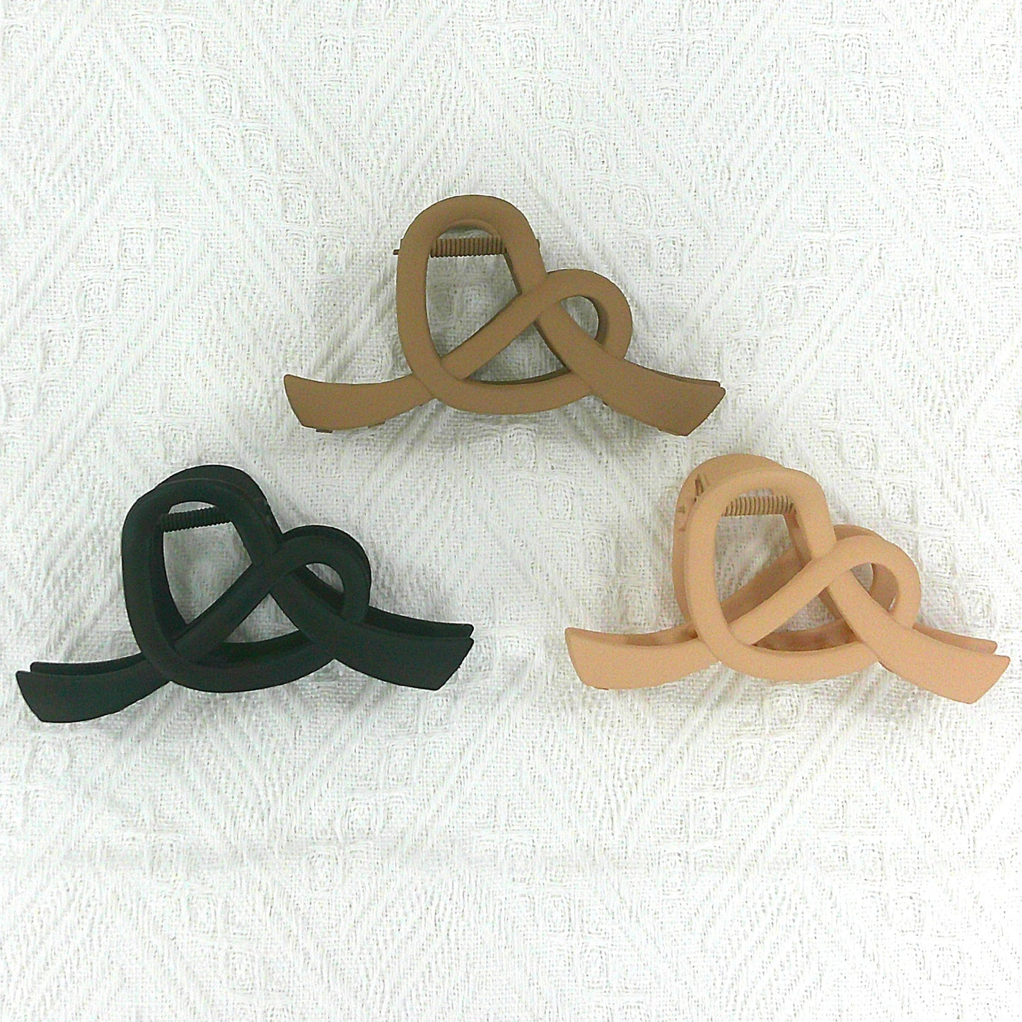 4.75 Inches Pretzel Claw Clip HC4305-1 (12PC)