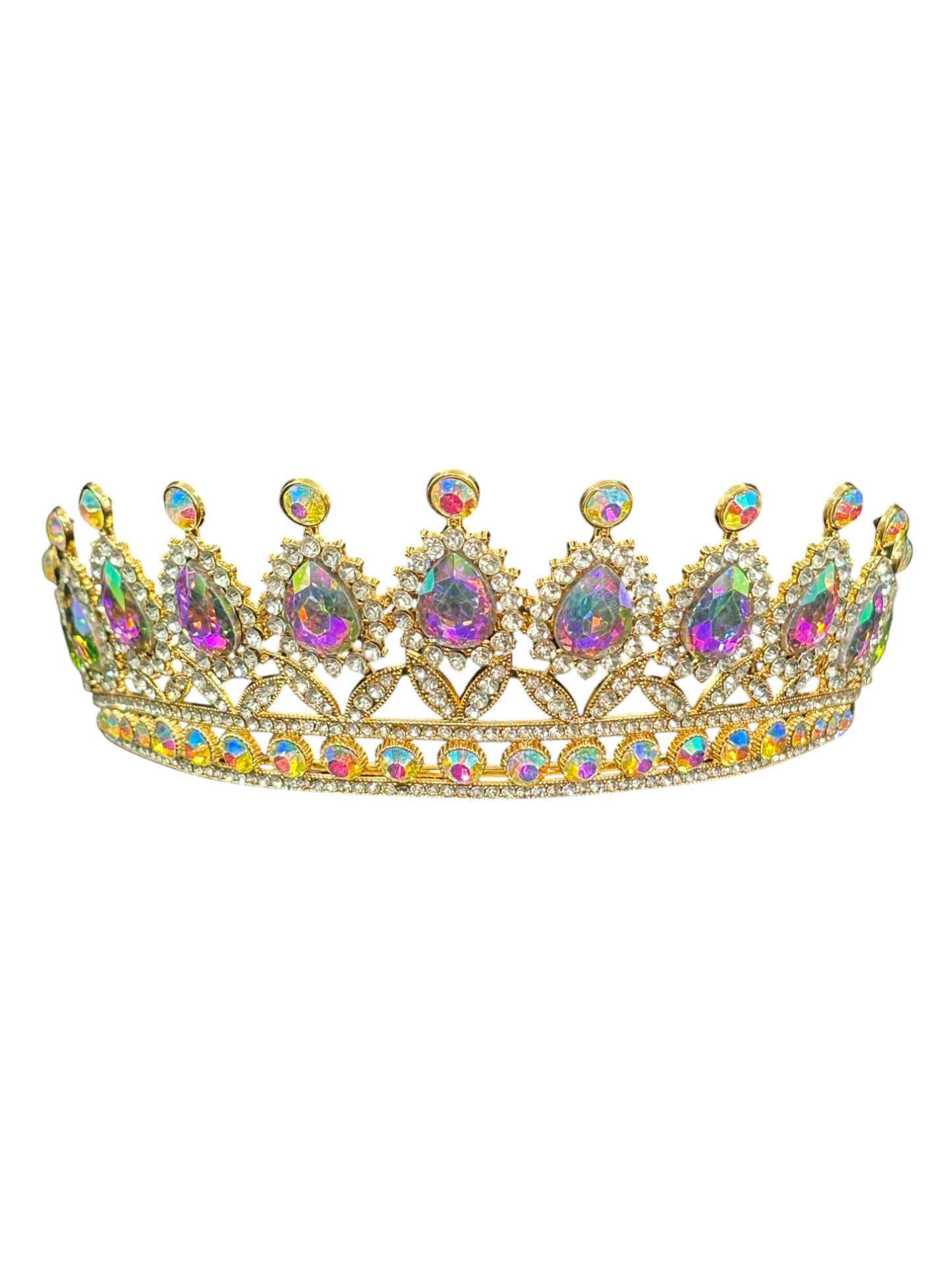 Crystal Tiara Crown HT879. (2PC)