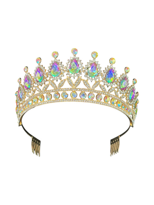 Crystal Tiara Crown HT879-C (1PC)
