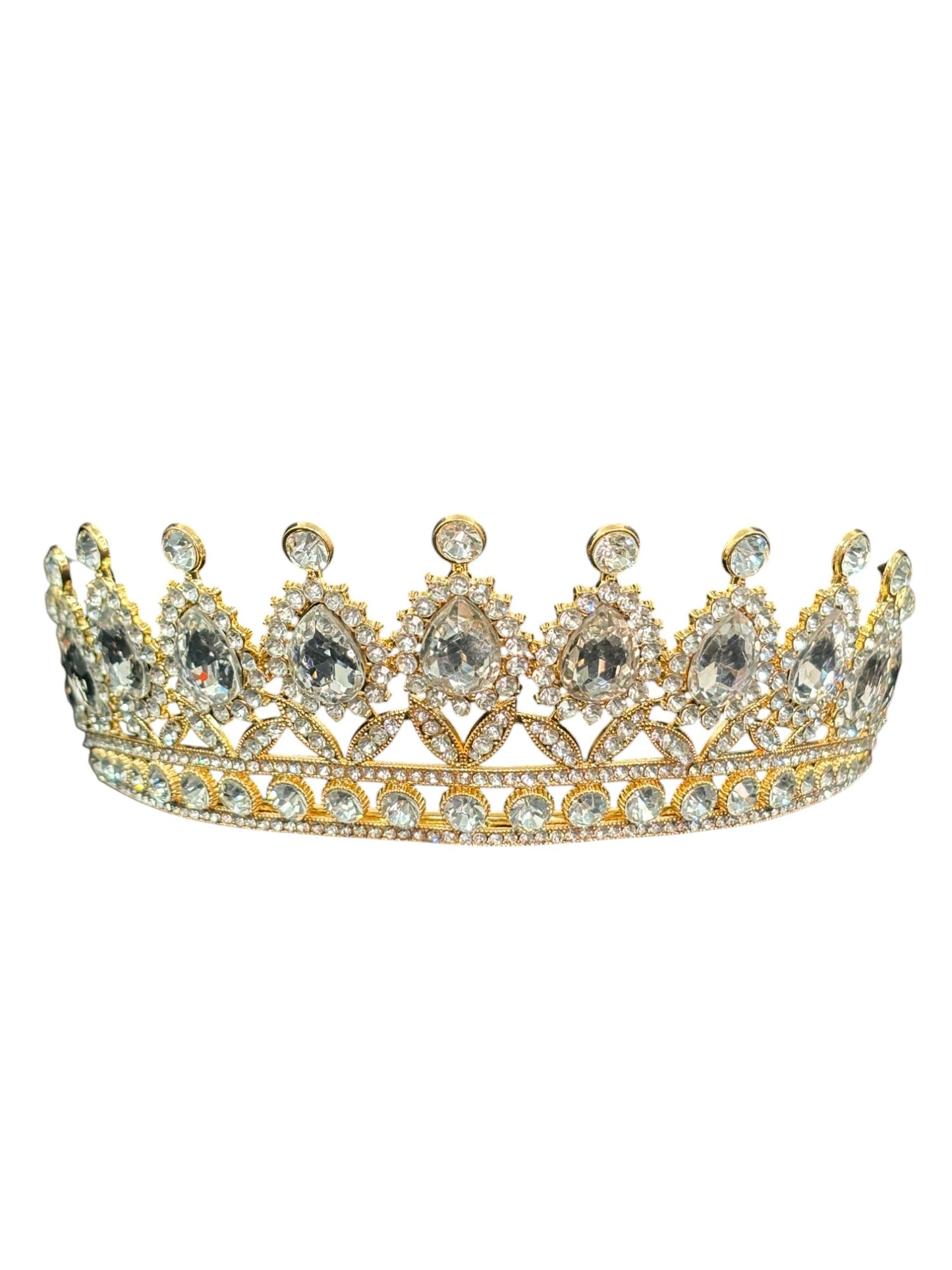 Crystal Tiara Crown HT879. (2PC)