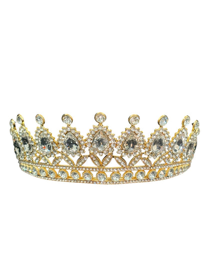 Crystal Tiara Crown HT879. (2PC)