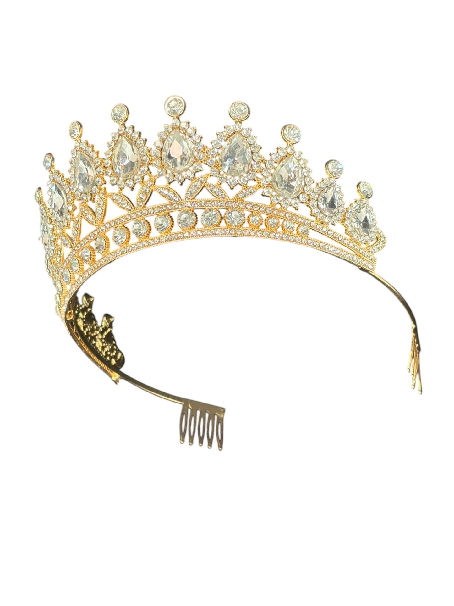 Crystal Tiara Crown HT879. (2PC)