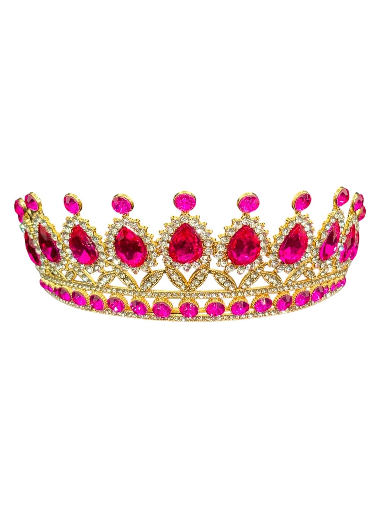 Crystal Tiara Crown HT879. (2PC)