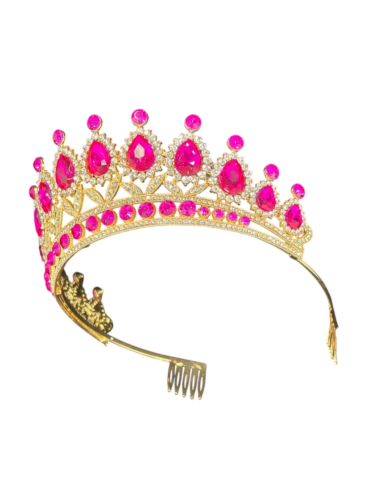 Crystal Tiara Crown HT879. (2PC)