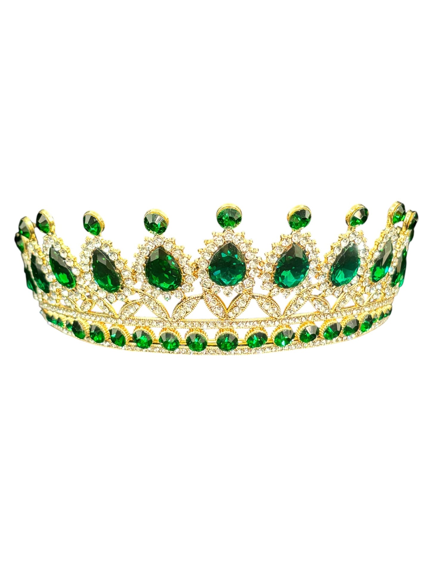 Crystal Tiara Crown HT879. (2PC)