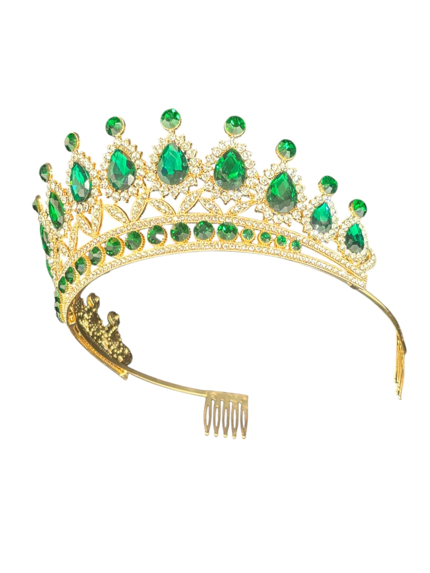 Crystal Tiara Crown HT879. (2PC)