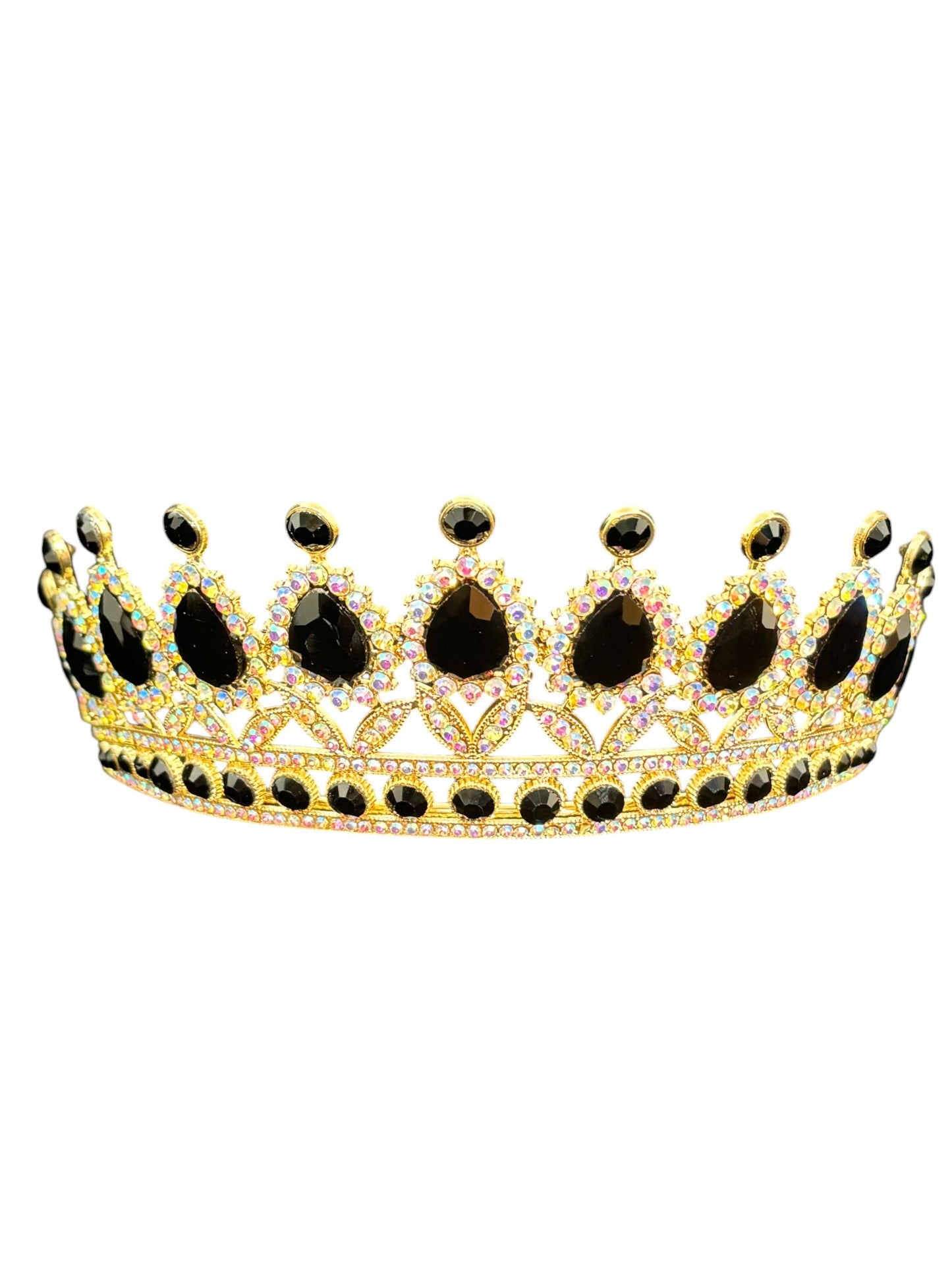 Crystal Tiara Crown HT879. (2PC)